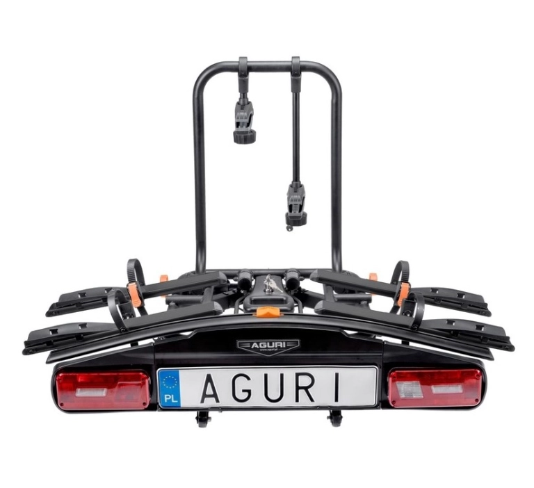 Bagażnik rowerowy na hak AGURI ACTIVE E-BIKE BLACK